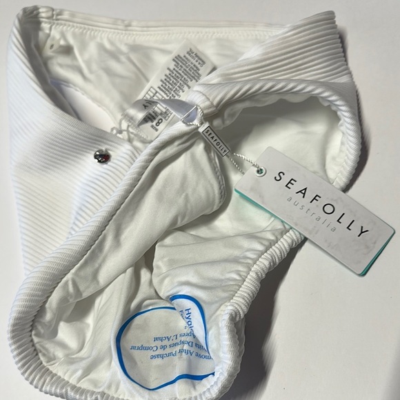 Seafolly Blue Bralette Soft Stretchy Intimates - Picture 9 of 9